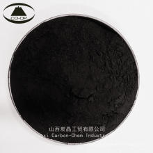 Carbón activado en polvo para electrodo de grafito.